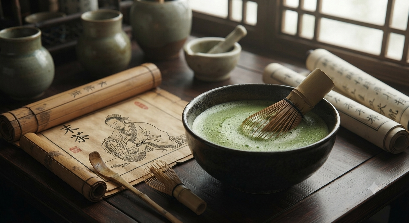 Le Matcha est-il vraiment japonais ? L’histoire fascinante de cette poudre verte venue d’Asie